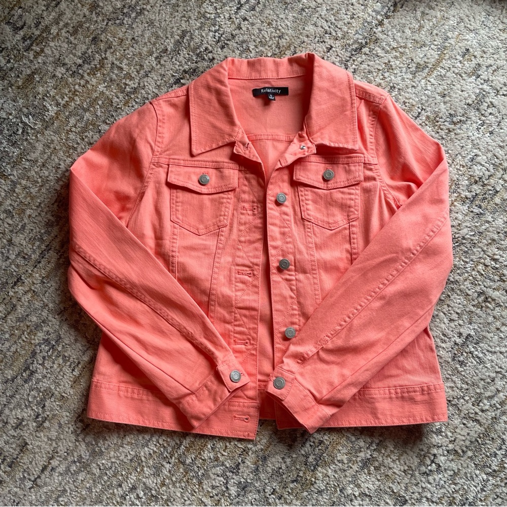 Salmon Denim Jacket